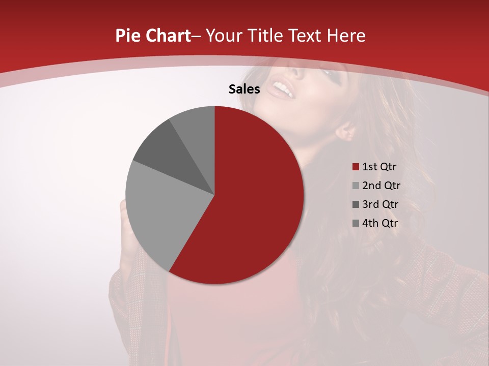 Female Door Elegant PowerPoint Template