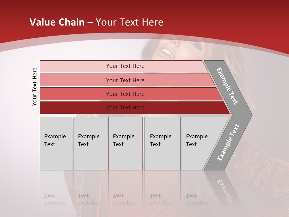 Female Door Elegant PowerPoint Template