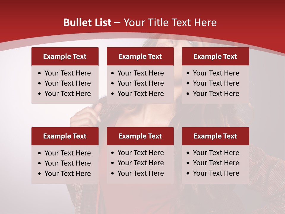 Female Door Elegant PowerPoint Template