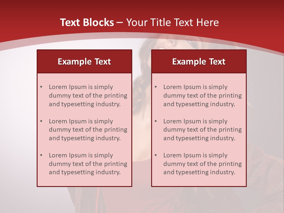 Female Door Elegant PowerPoint Template