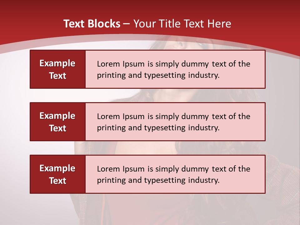 Female Door Elegant PowerPoint Template