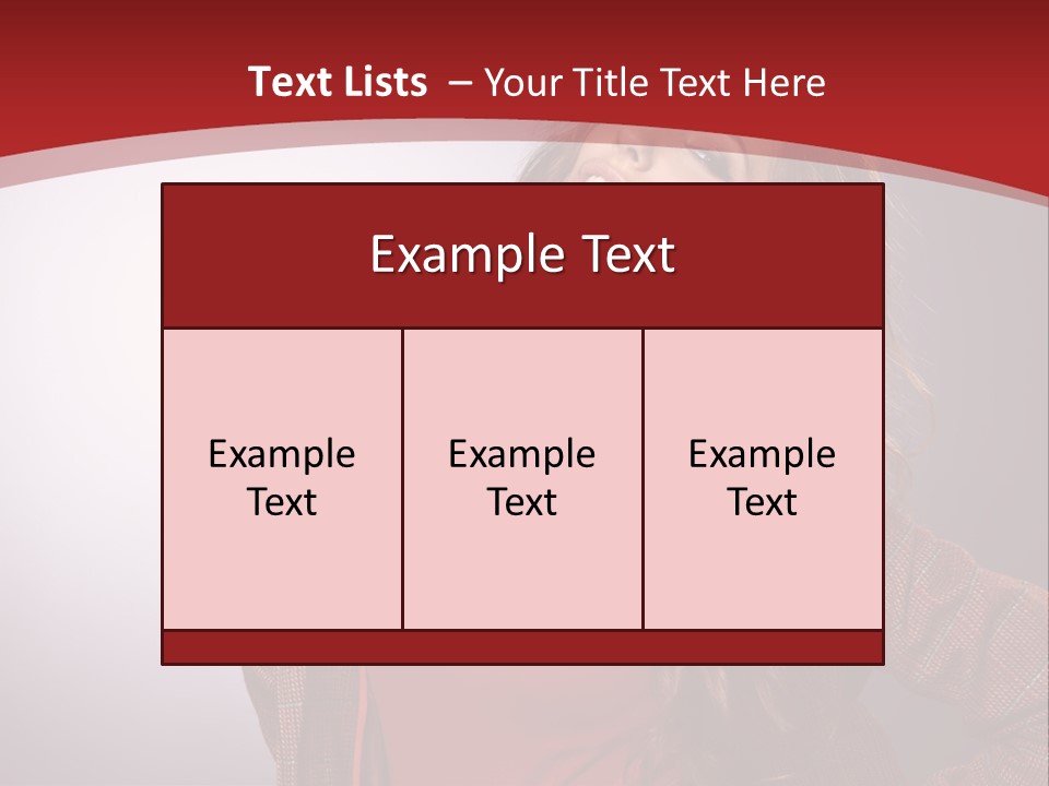 Female Door Elegant PowerPoint Template