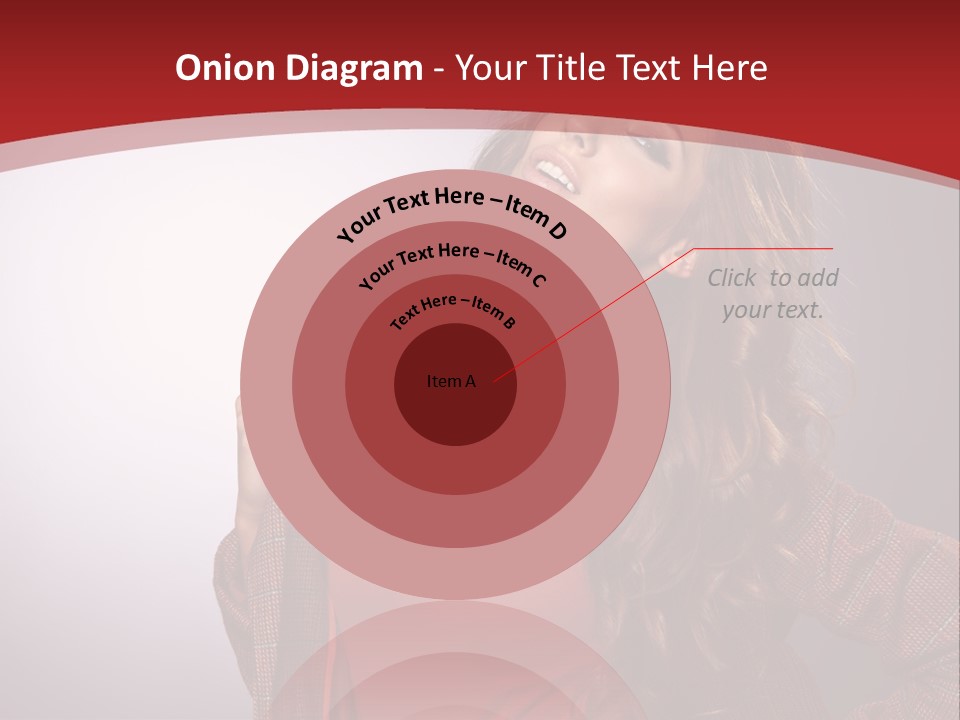 Female Door Elegant PowerPoint Template