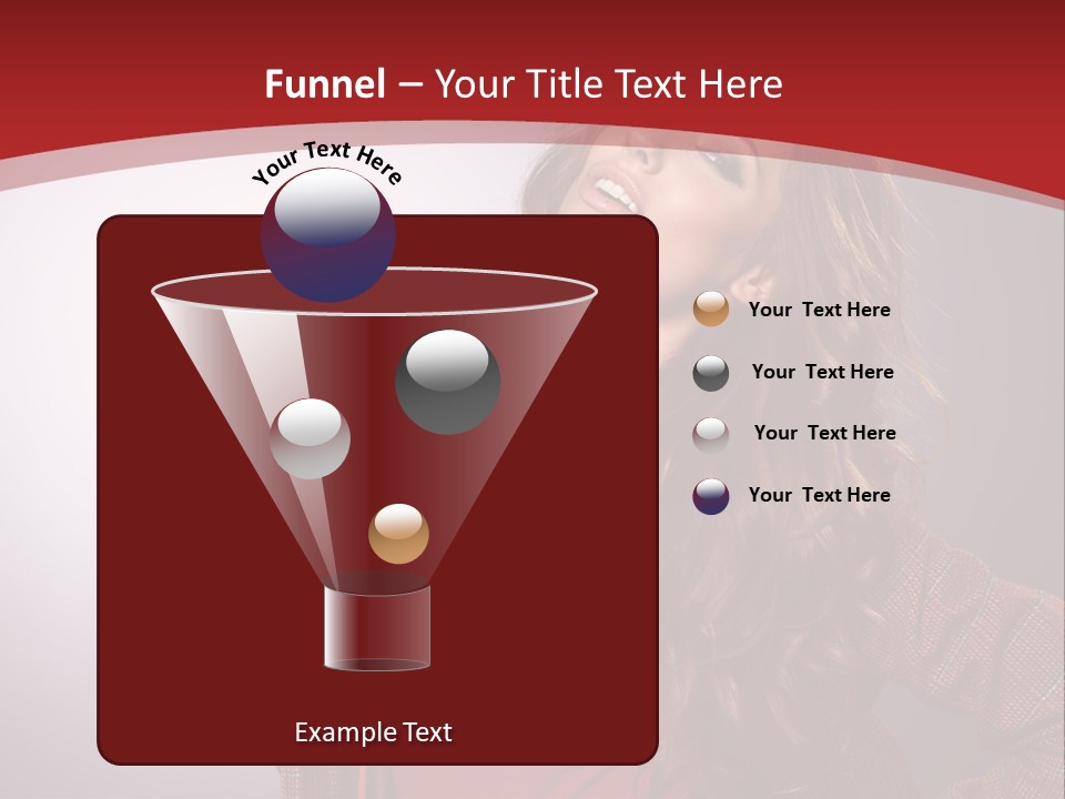 Female Door Elegant PowerPoint Template