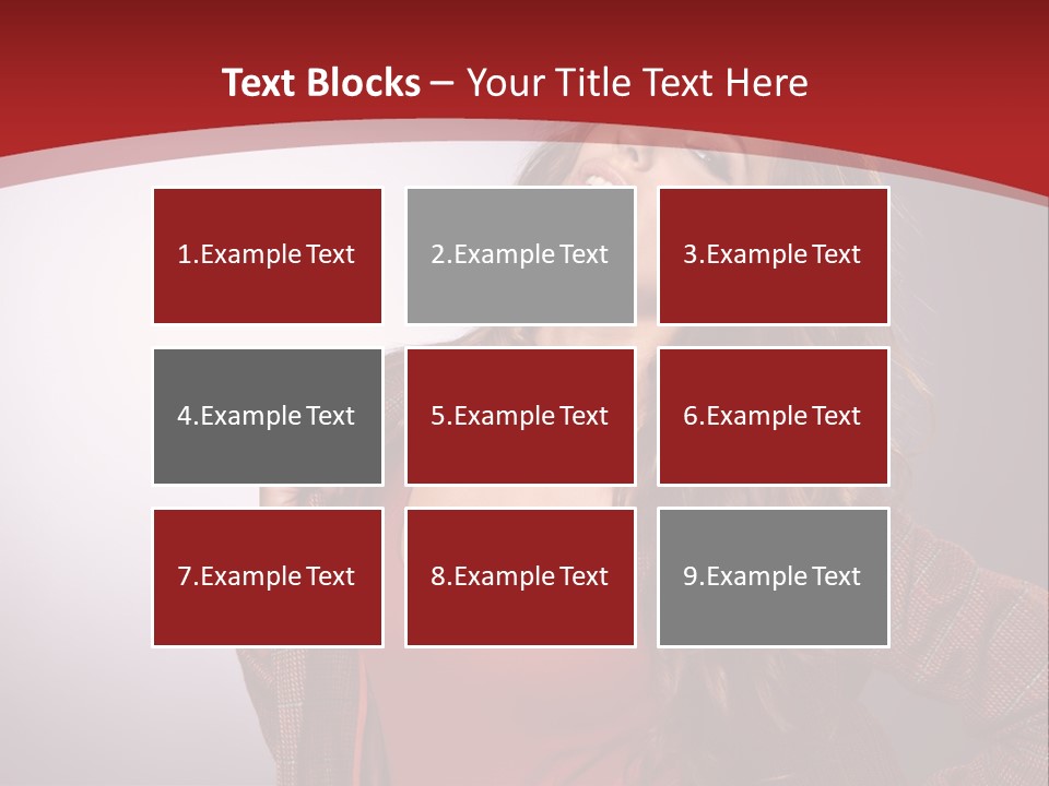 Female Door Elegant PowerPoint Template