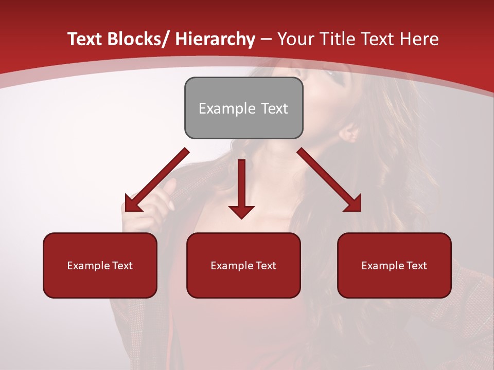 Female Door Elegant PowerPoint Template