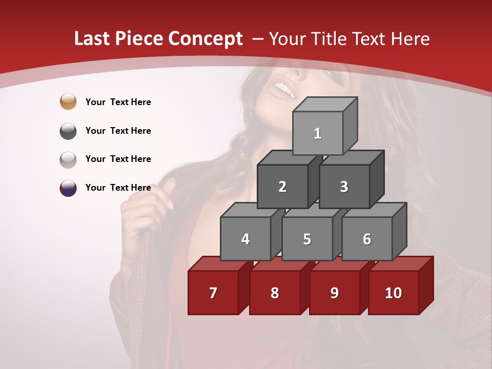 Female Door Elegant PowerPoint Template