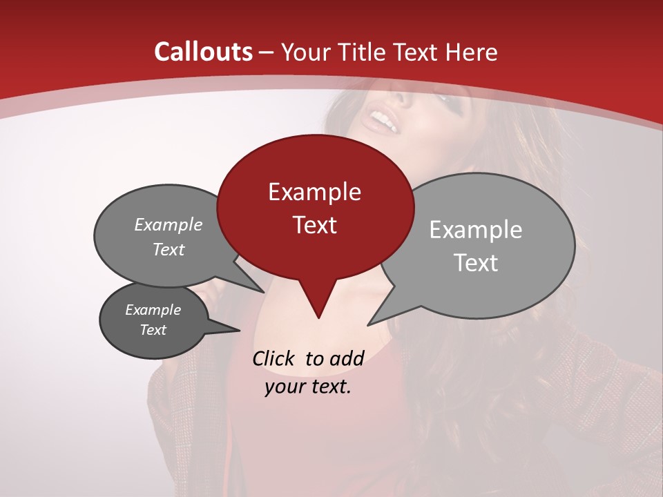 Female Door Elegant PowerPoint Template