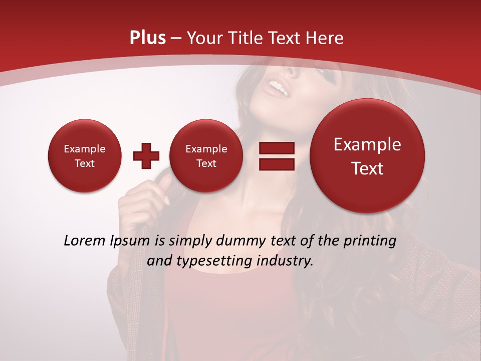 Female Door Elegant PowerPoint Template