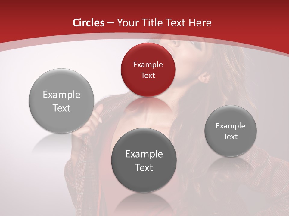 Female Door Elegant PowerPoint Template