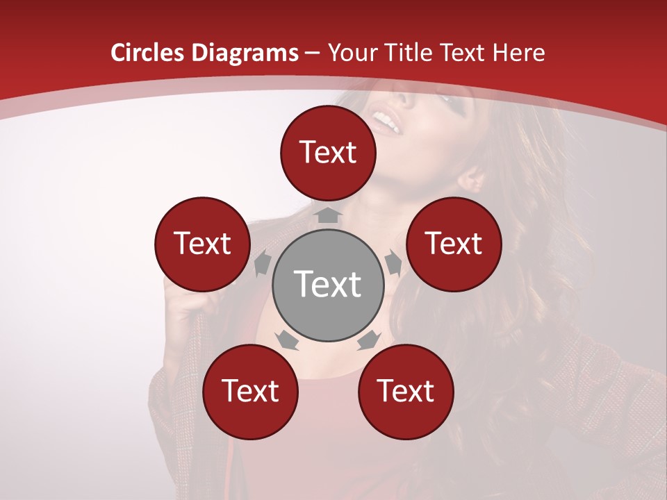 Female Door Elegant PowerPoint Template