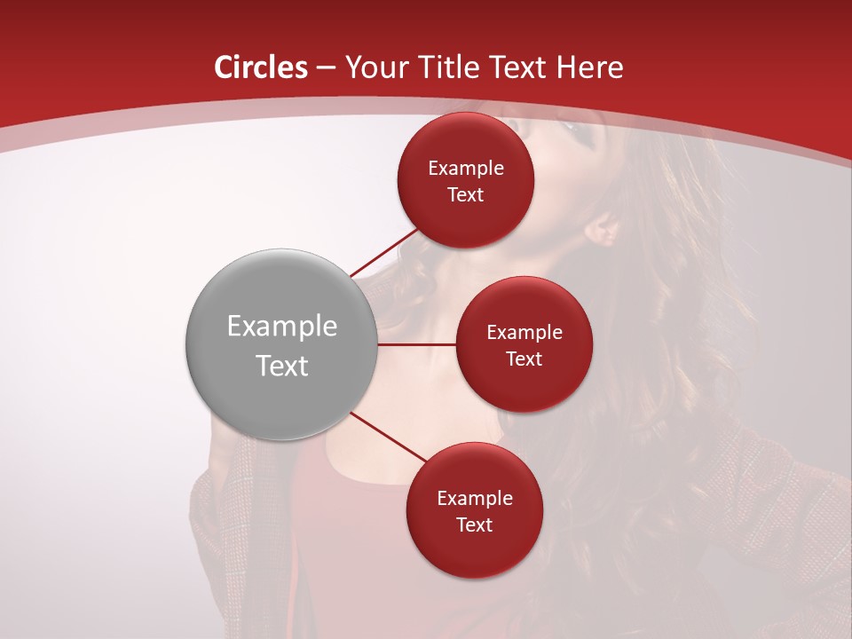 Female Door Elegant PowerPoint Template