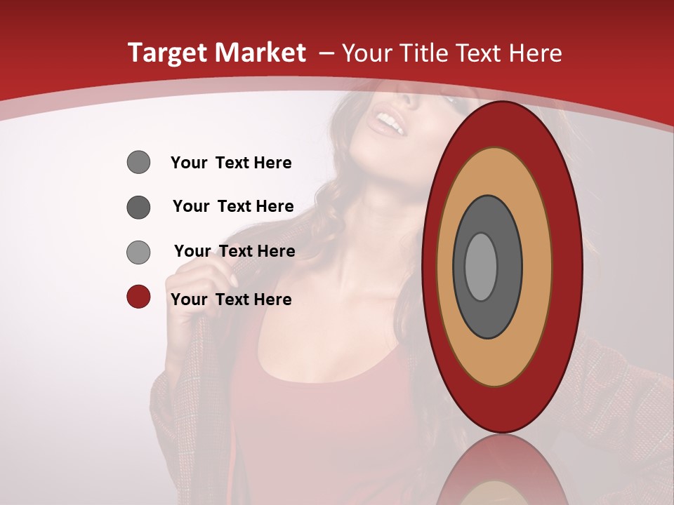 Female Door Elegant PowerPoint Template