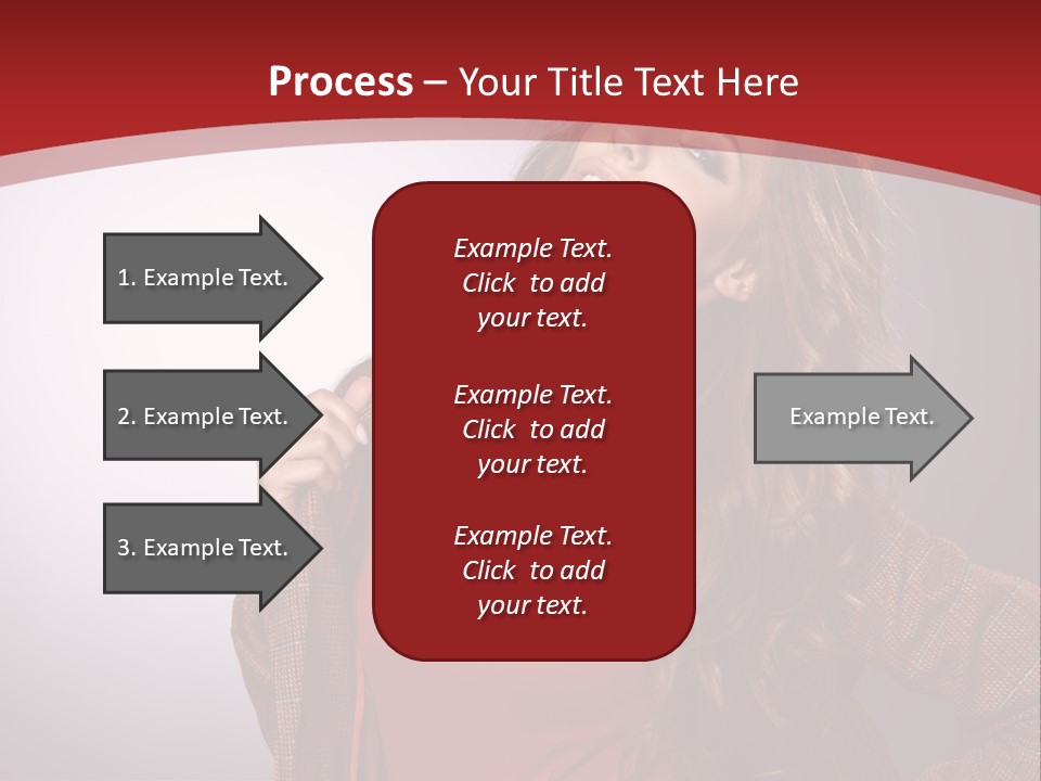 Female Door Elegant PowerPoint Template
