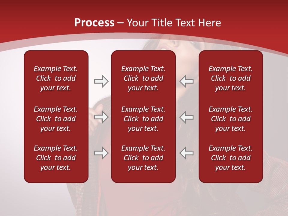 Female Door Elegant PowerPoint Template