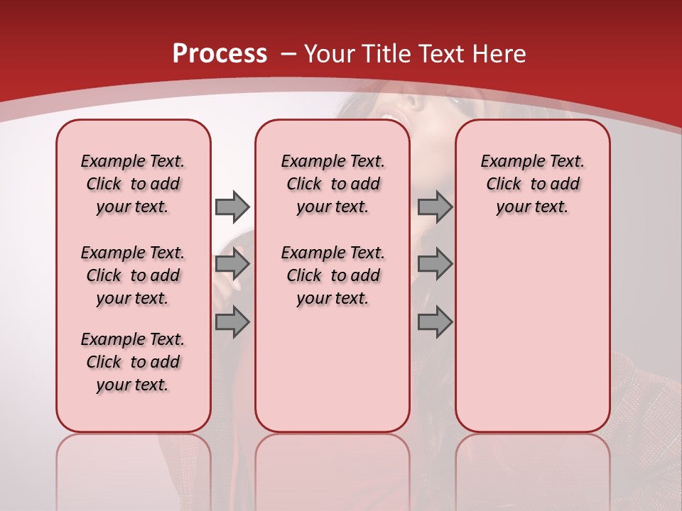 Female Door Elegant PowerPoint Template