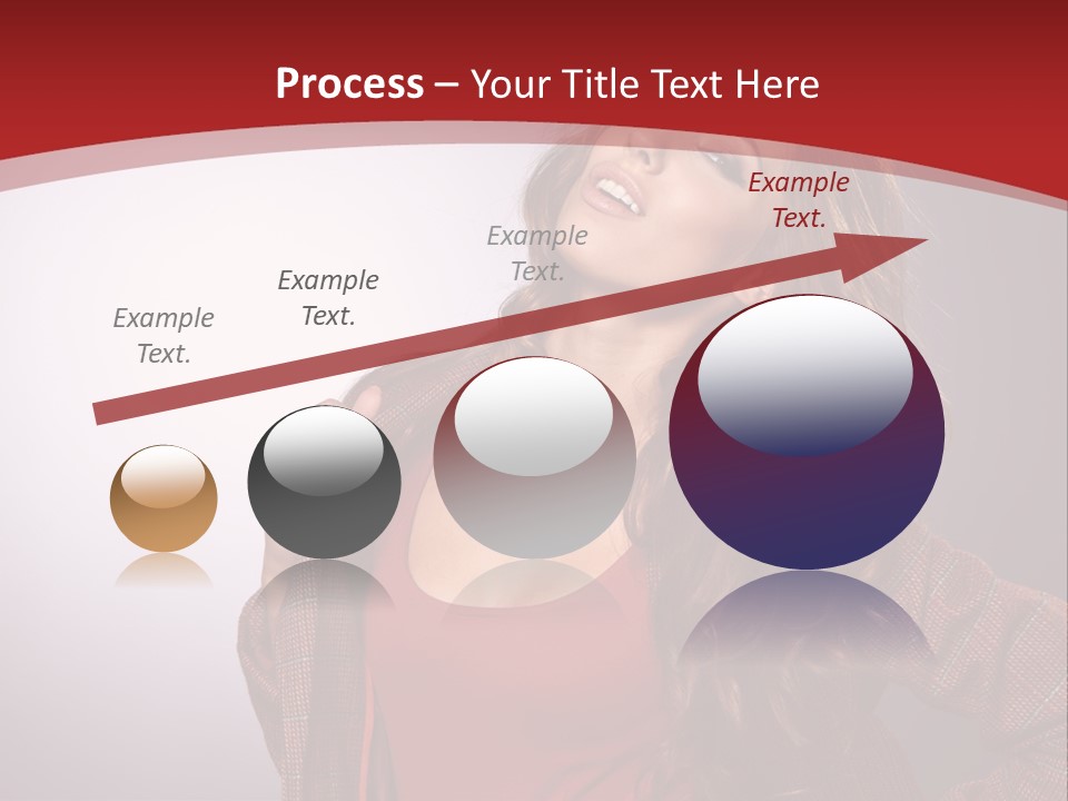 Female Door Elegant PowerPoint Template