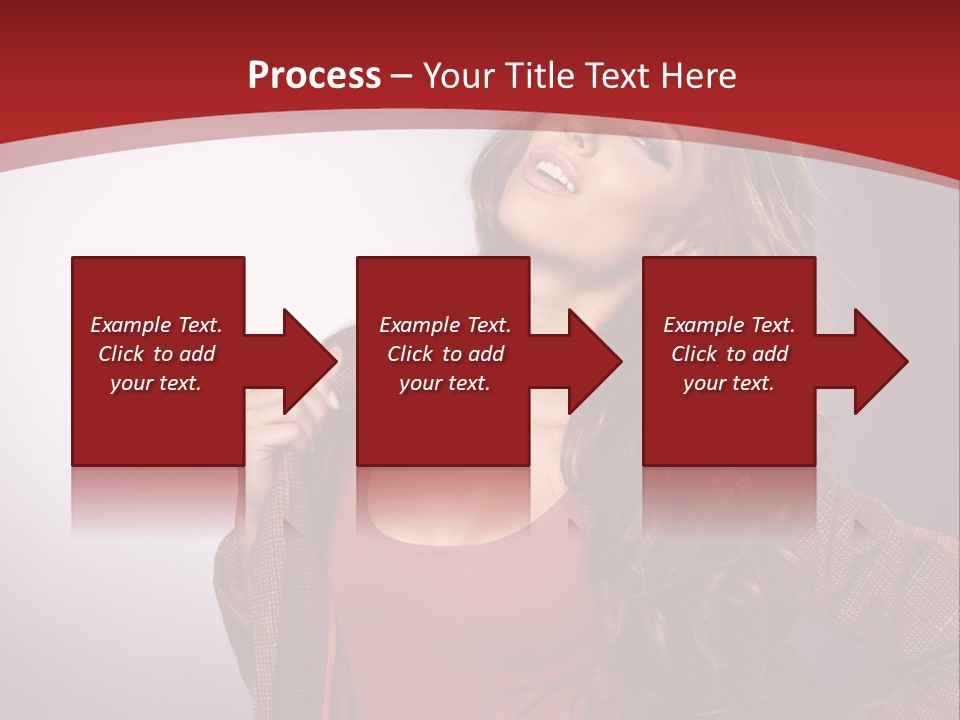 Female Door Elegant PowerPoint Template