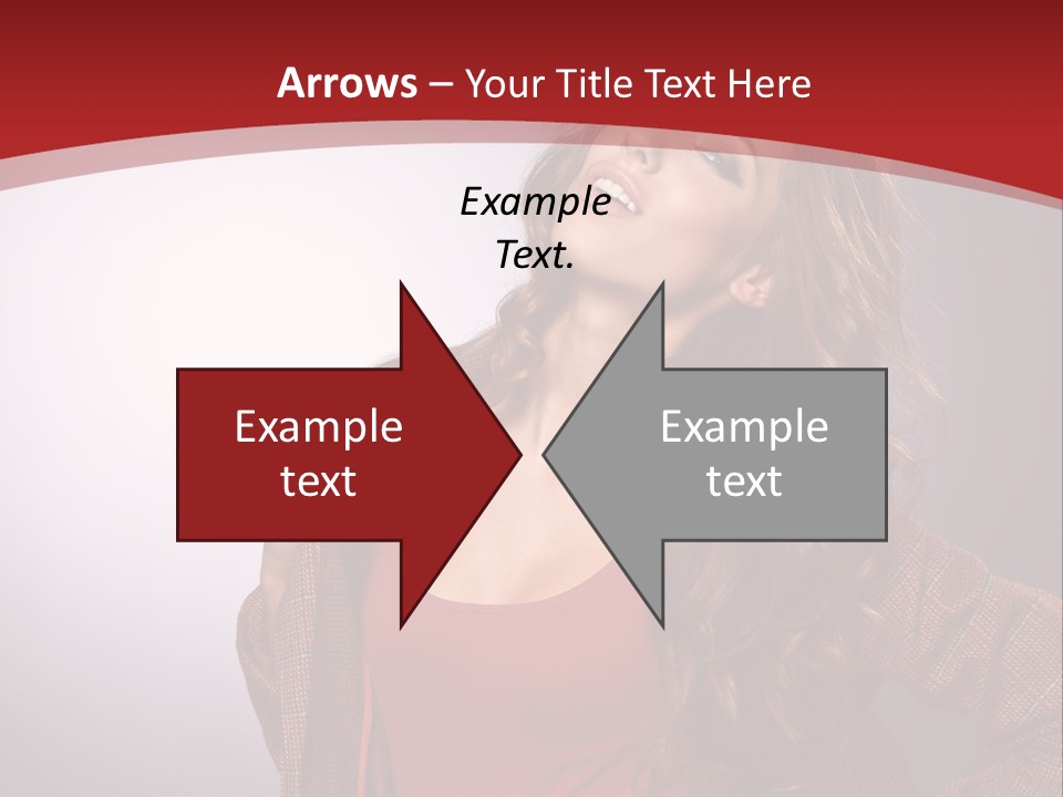 Female Door Elegant PowerPoint Template