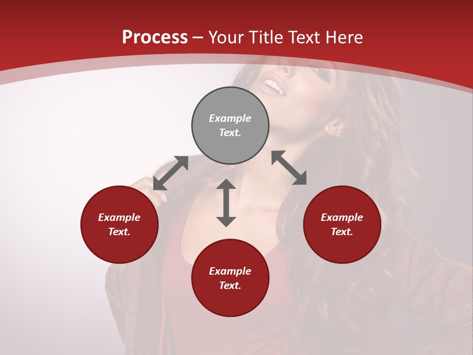 Female Door Elegant PowerPoint Template