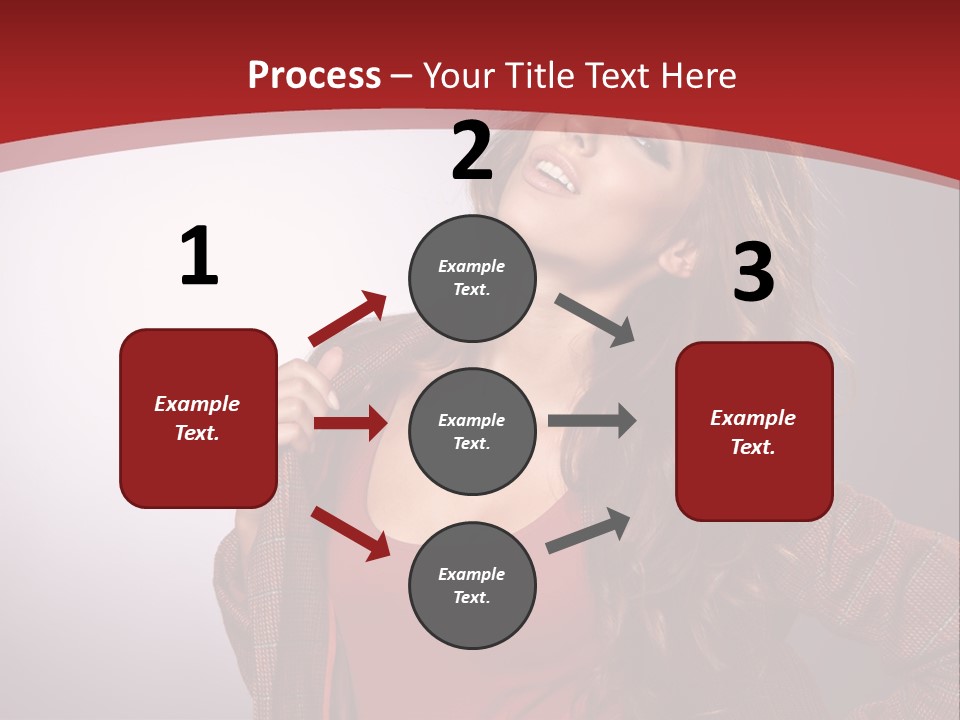 Female Door Elegant PowerPoint Template