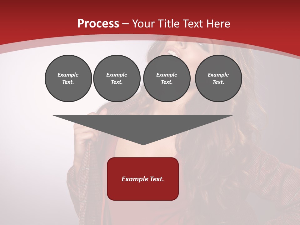 Female Door Elegant PowerPoint Template