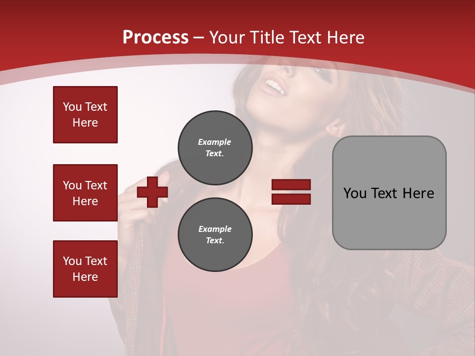 Female Door Elegant PowerPoint Template