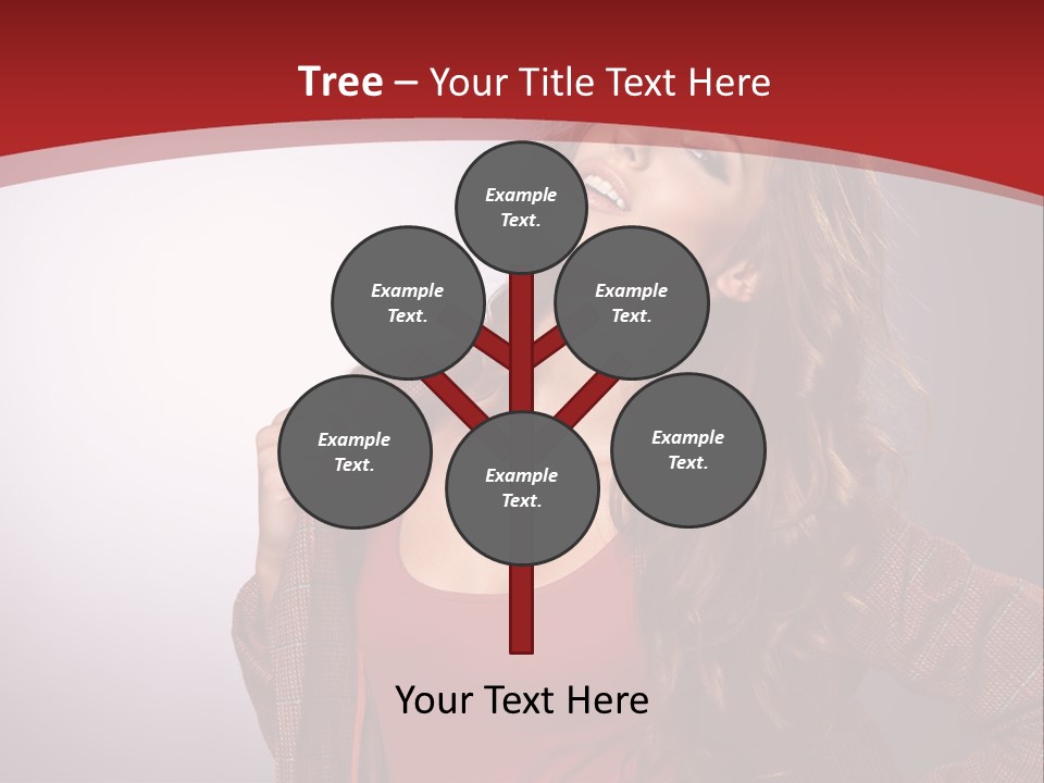 Female Door Elegant PowerPoint Template