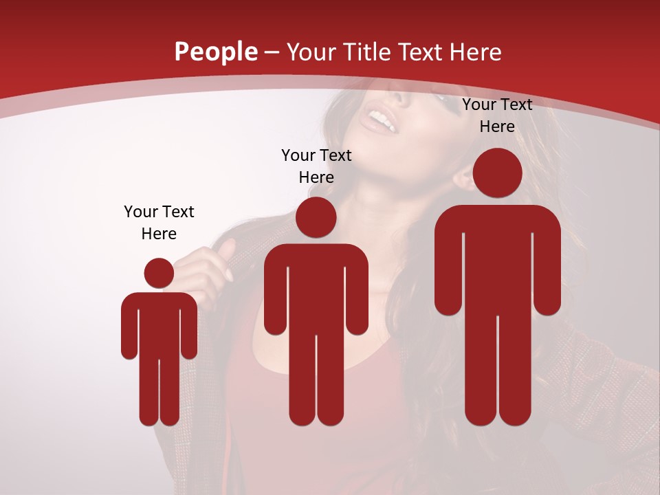 Female Door Elegant PowerPoint Template