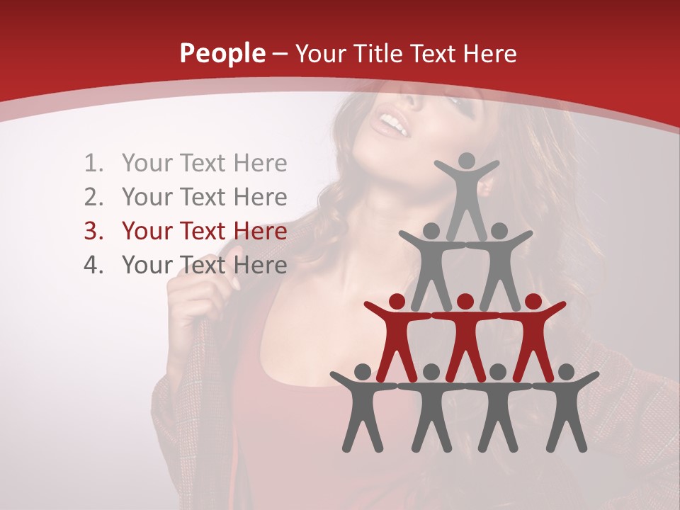 Female Door Elegant PowerPoint Template