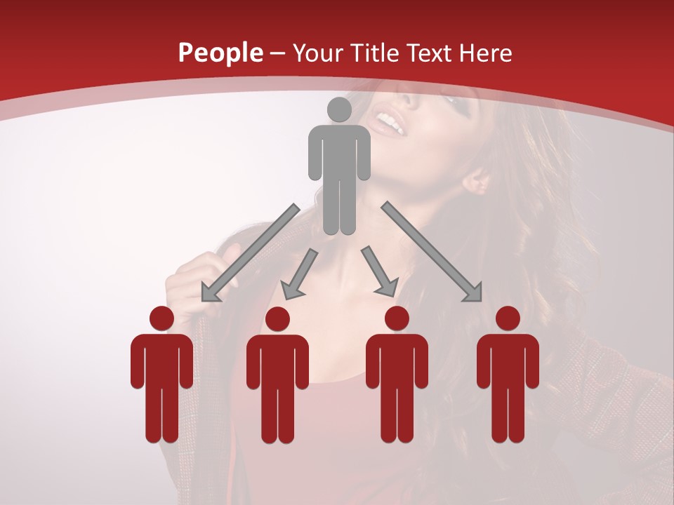 Female Door Elegant PowerPoint Template