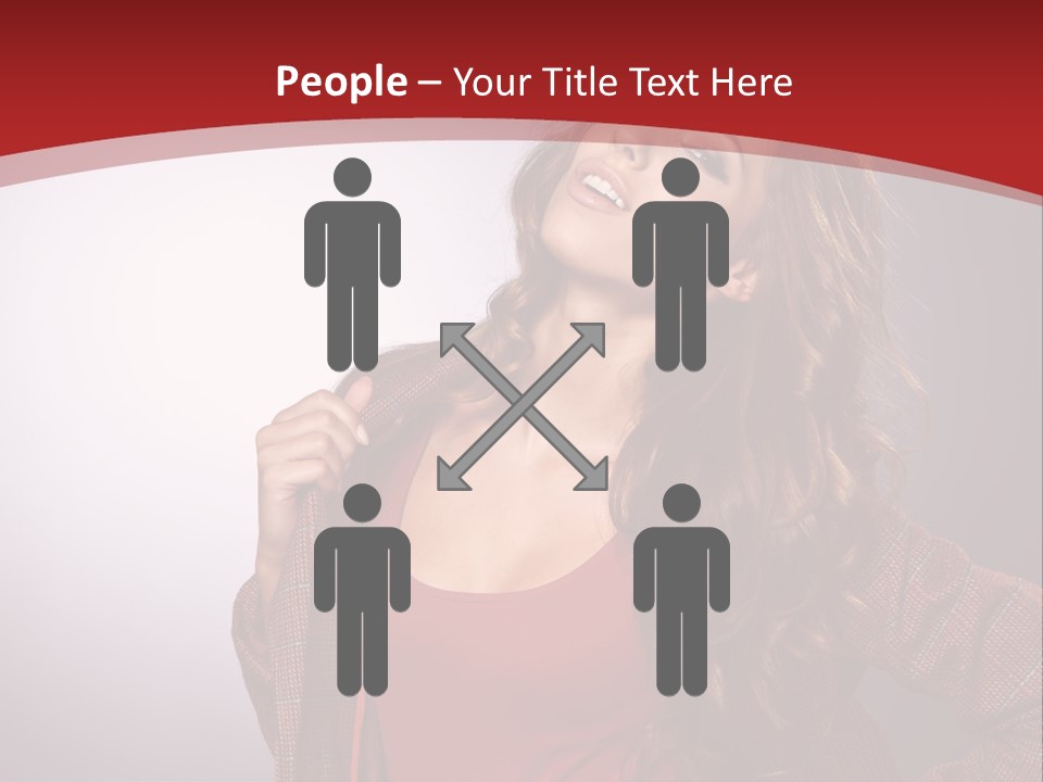 Female Door Elegant PowerPoint Template