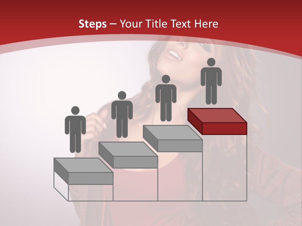 Female Door Elegant PowerPoint Template