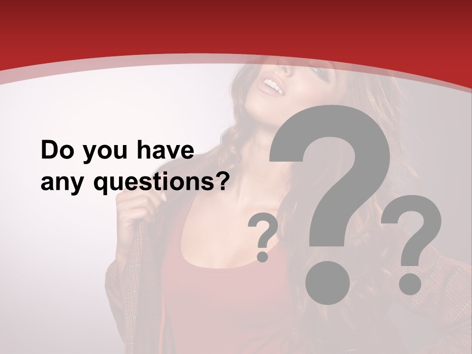 Female Door Elegant PowerPoint Template