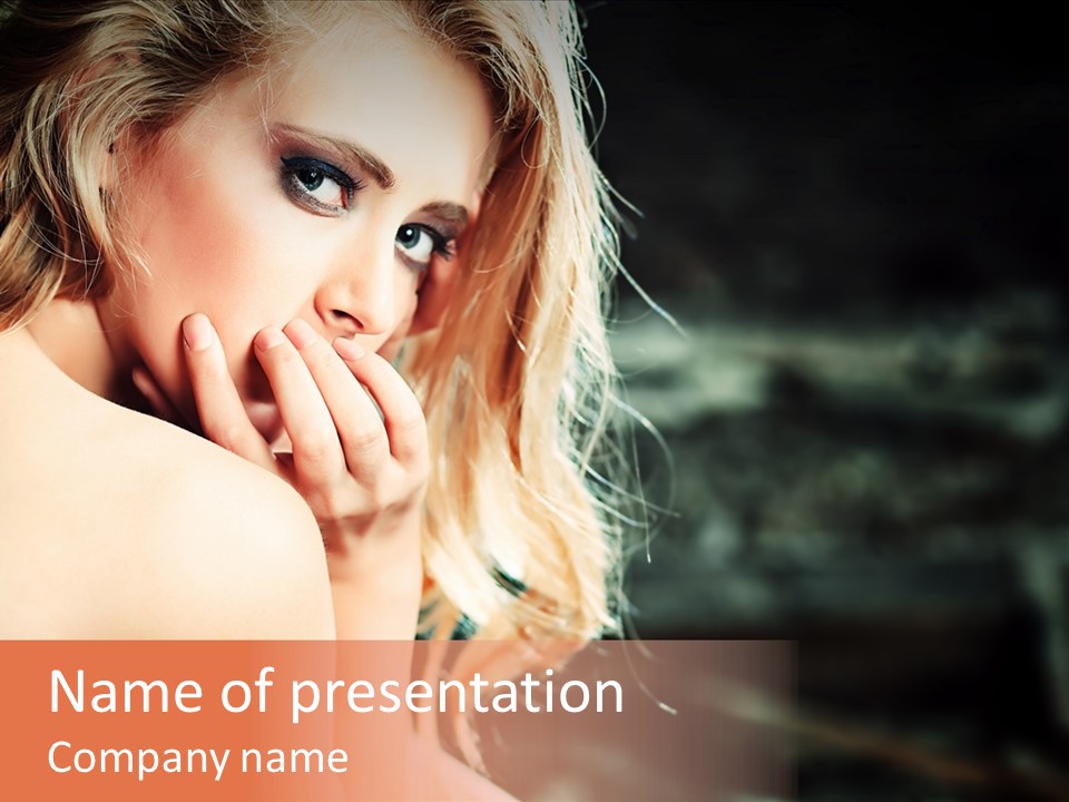 Old Indoors Eyes PowerPoint Template