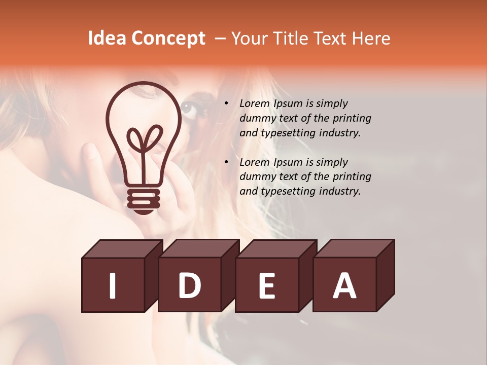 Old Indoors Eyes PowerPoint Template