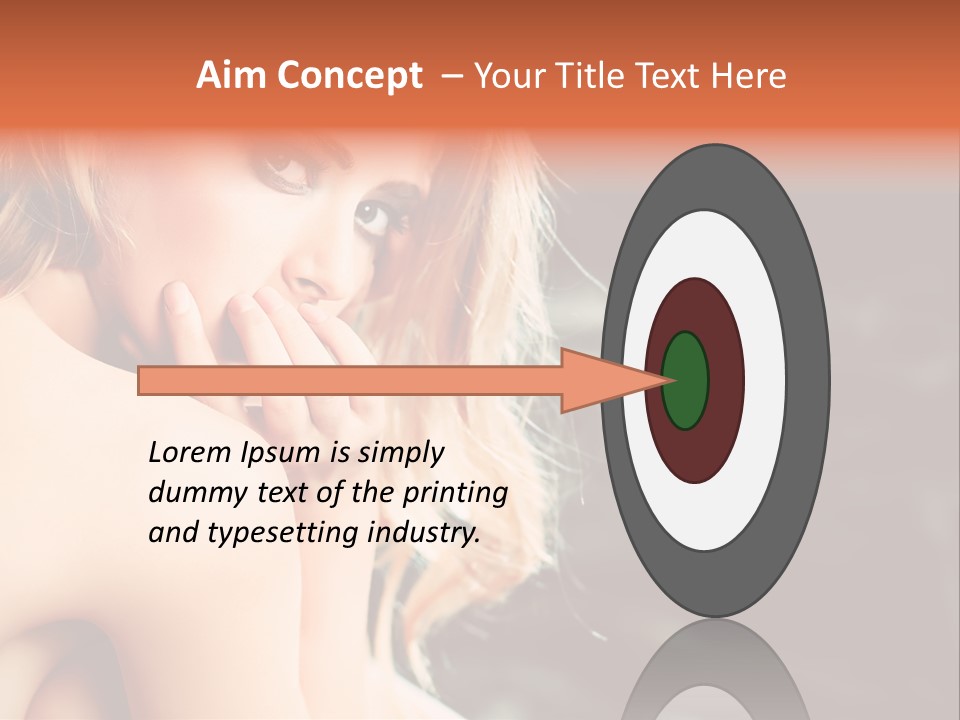 Old Indoors Eyes PowerPoint Template