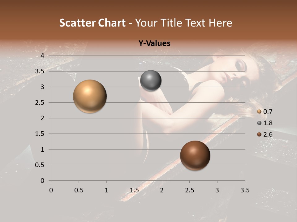 Blonde Girl Portrait PowerPoint Template