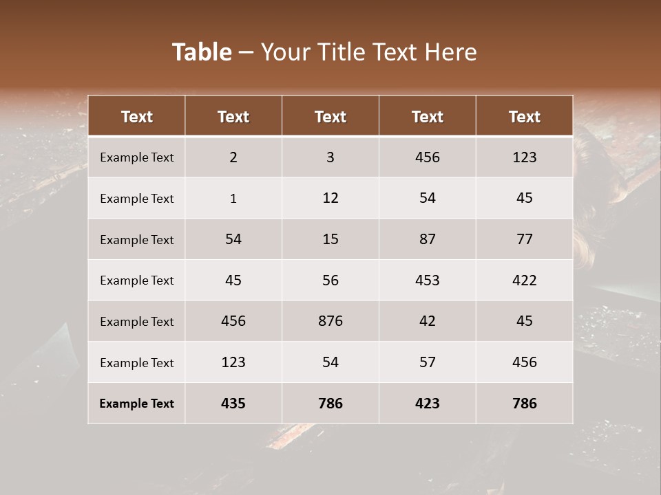 Blonde Girl Portrait PowerPoint Template