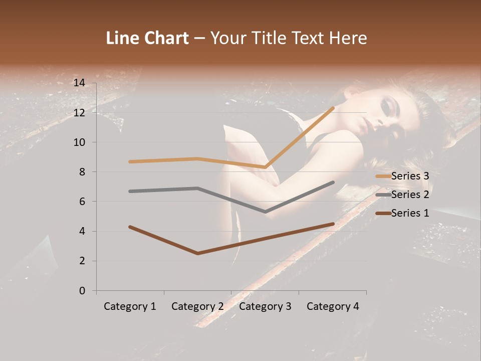 Blonde Girl Portrait PowerPoint Template