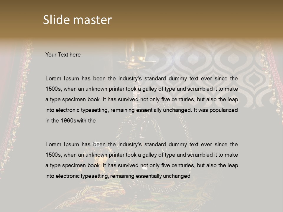 Relaxation Enjoyment Steam PowerPoint Template