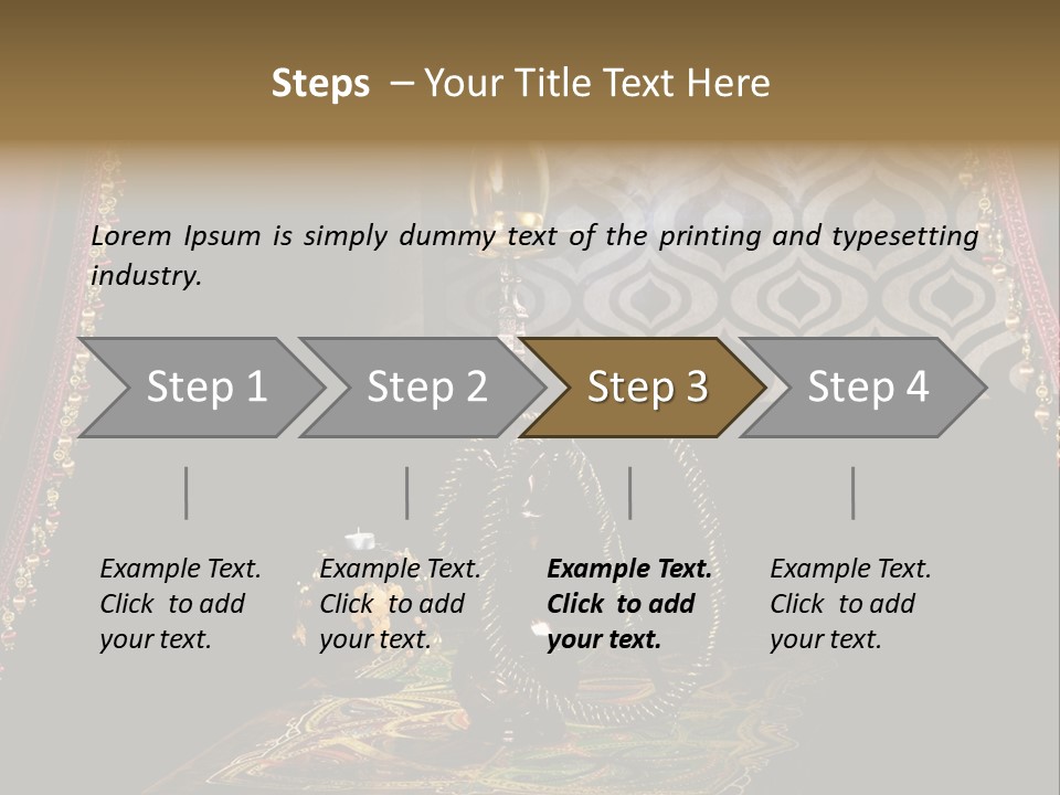 Relaxation Enjoyment Steam PowerPoint Template