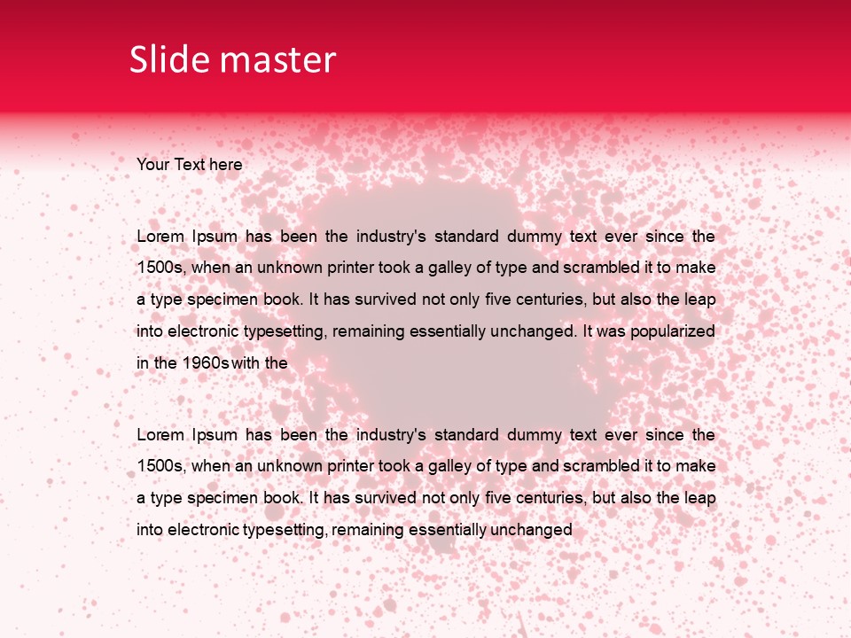 Ink Splat Fluid PowerPoint Template