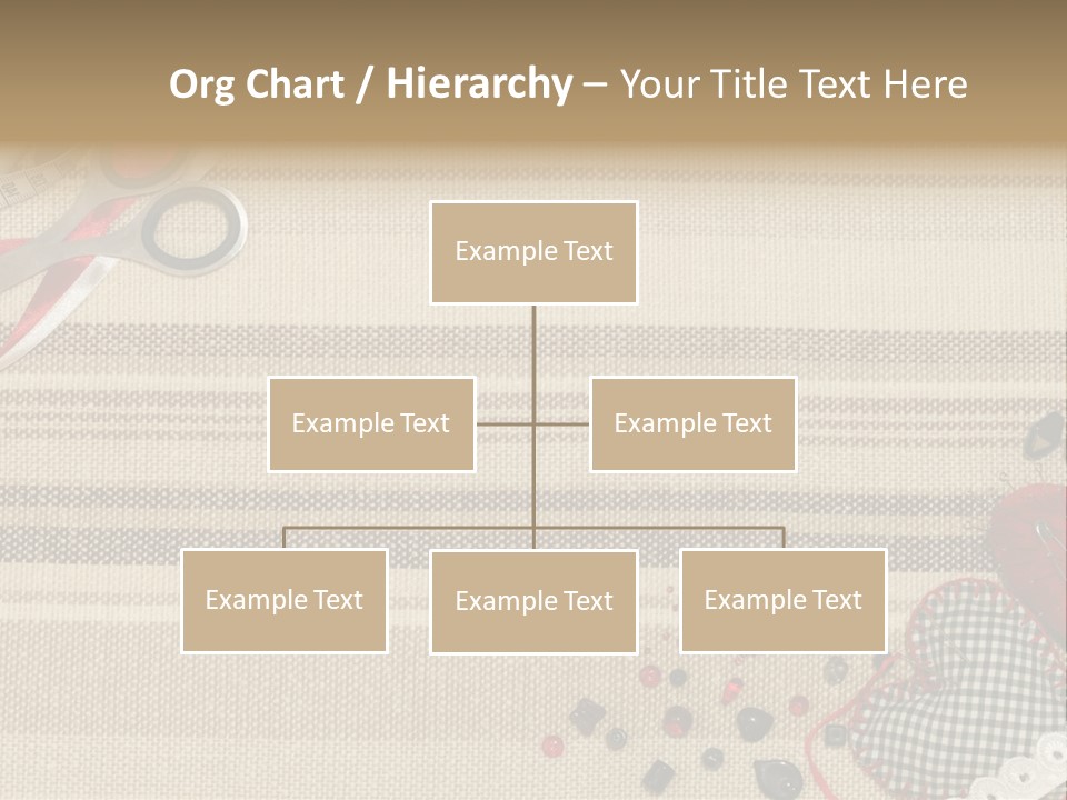 Straight Pin Thread Lace PowerPoint Template