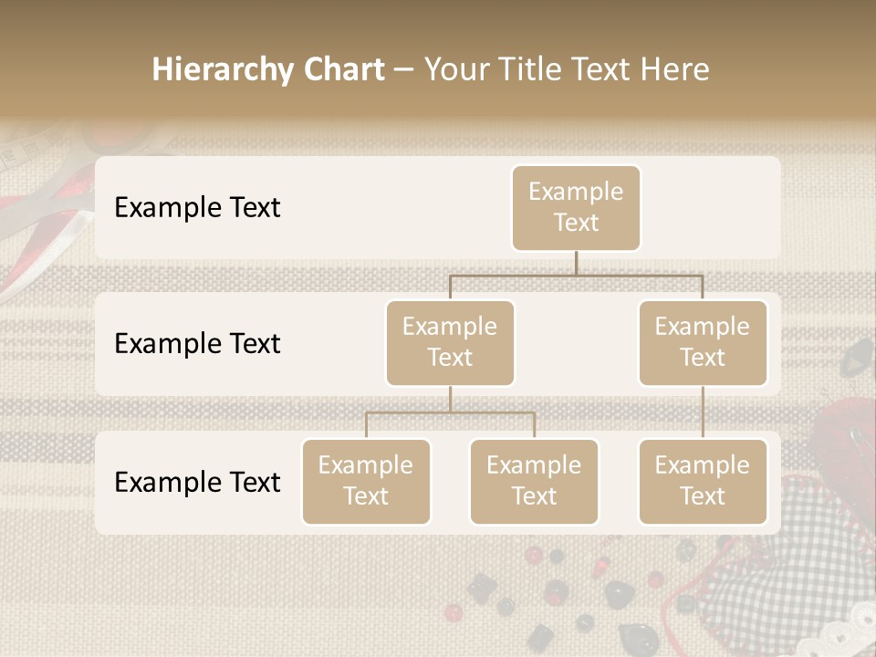 Straight Pin Thread Lace PowerPoint Template