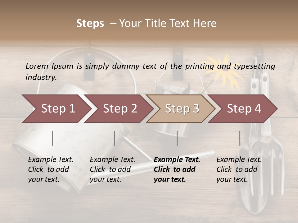 Vintage Flower Feel PowerPoint Template