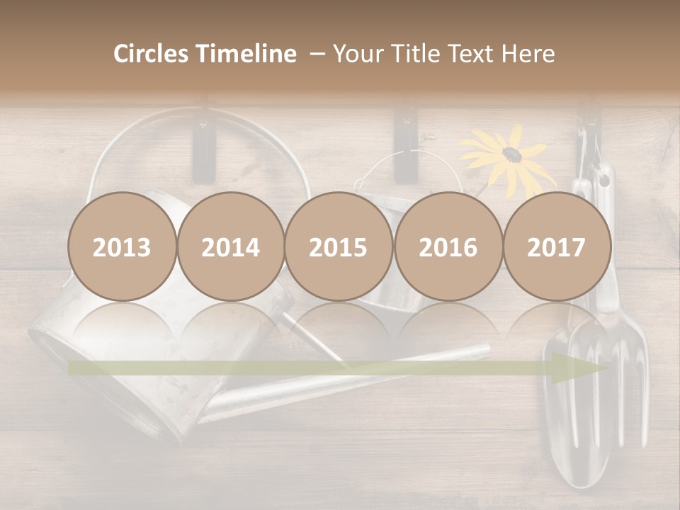 Vintage Flower Feel PowerPoint Template