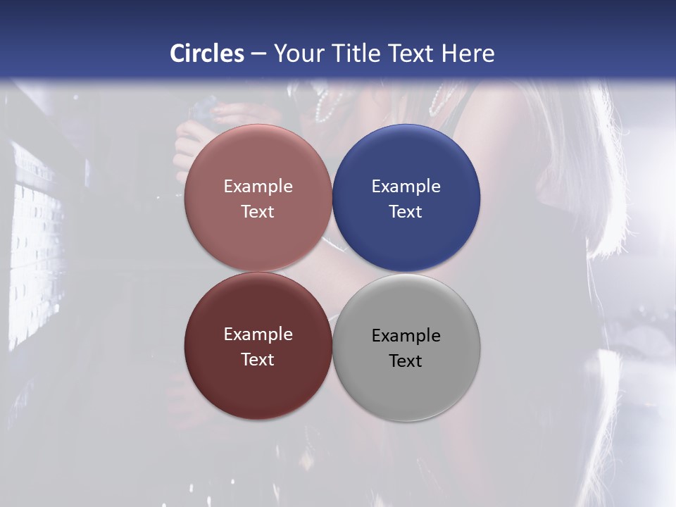 Alcohol Girls Beauty PowerPoint Template