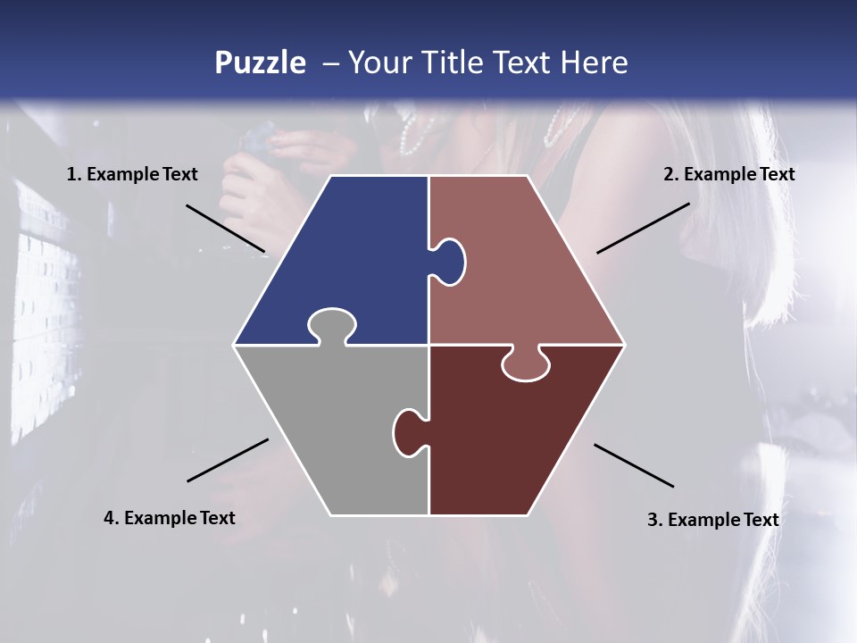 Alcohol Girls Beauty PowerPoint Template