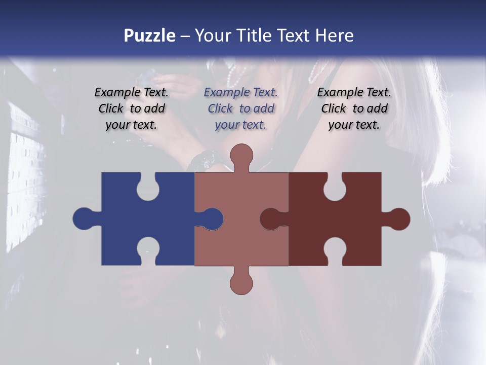 Alcohol Girls Beauty PowerPoint Template